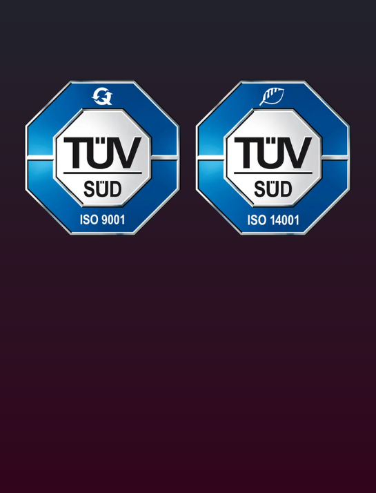 We Are Officially Certified According to ISO 9001 and ISO 14001 ...