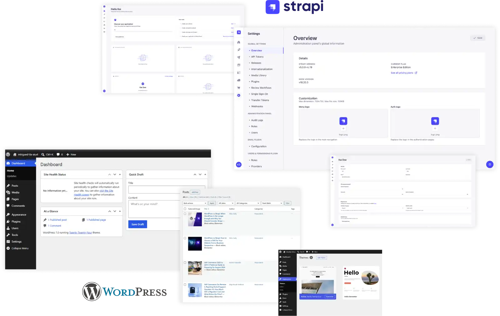 Strapi vs wordpress