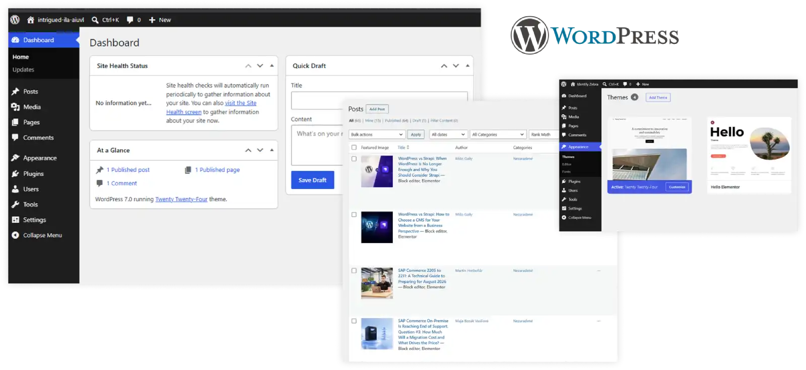 Strapi vs wordpress